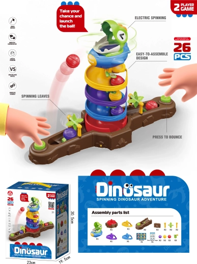 Joc Dinozaurul prinde mingea, 26 piese