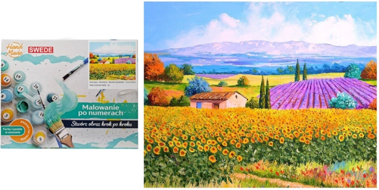 Pictură după numere La sat