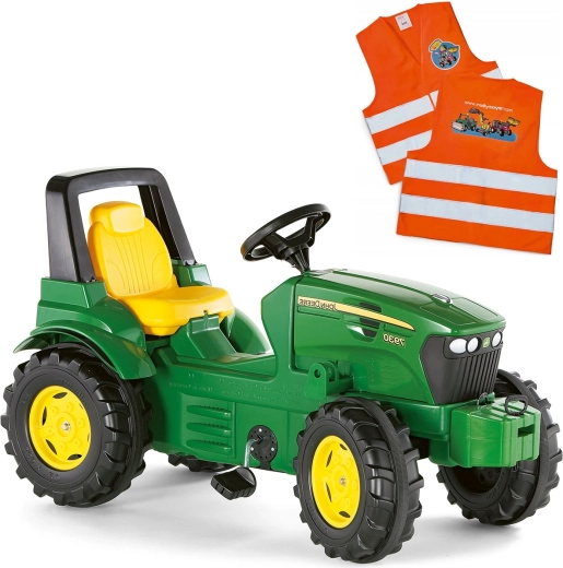 Rolly Toys John Deere tractor cu pedale + vestă reflectorizantă pentru copii gratuit