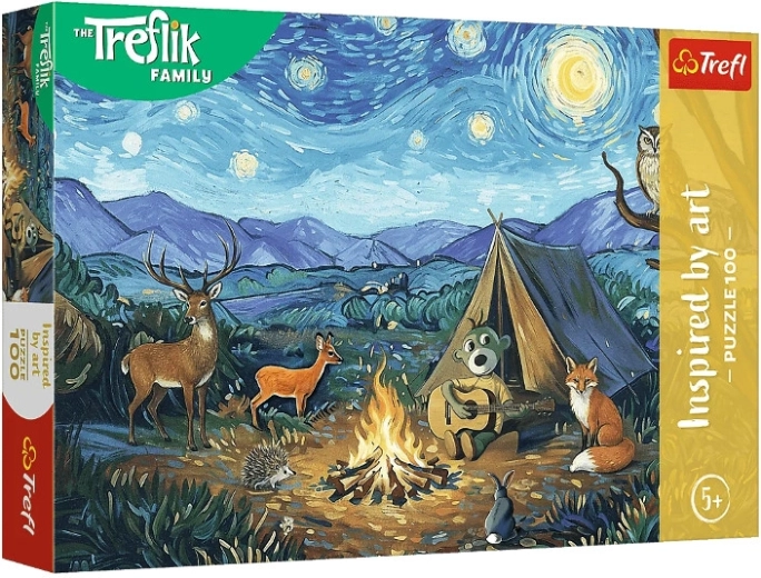 Puzzle Trefl Inspired by Art la foc 100 de piese