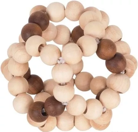 Minge elastică din lemn pentru mână Heimess - naturală