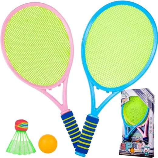 Set de palete de badminton cu minge, 45 cm