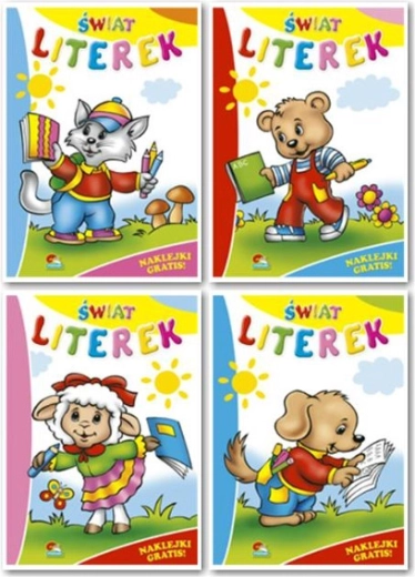 Carte de colorat Lumea literelor