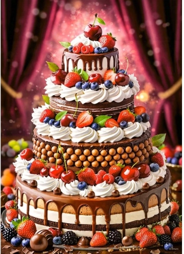 Puzzle Cherry Pazzi Dietă echilibrată 1000 de piese