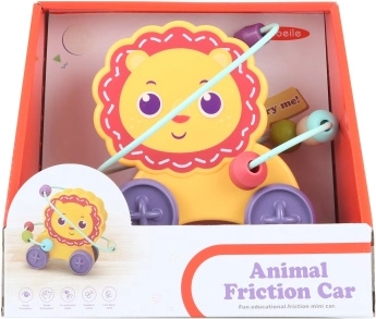 Labirint din plastic leu pe roți pentru copii