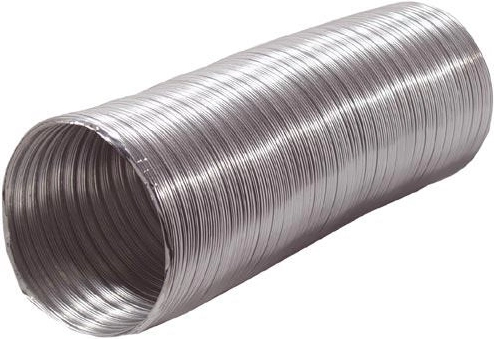 Conductă flexibilă din aluminiu, diametru 125 mm, lungime 230–1000 mm