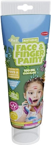 Boti Natural vopsea verde naturală pentru pictură cu degetele și pentru față 100 ml