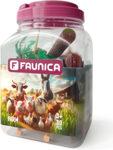 Set de figurine și accesorii cu motiv fermă