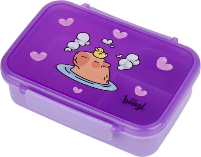 Baagl cutie pentru gustări cu compartimente capibara