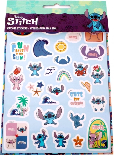 Set de autocolante Lilo și Stitch (600 buc.)