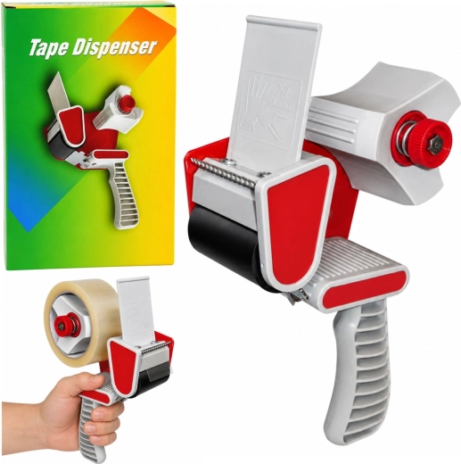 Dispenser manual pentru bandă de ambalare cu întinzător 50 mm - 1 bucată