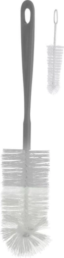 BabyOno perii pentru biberoane și suzete, 2 buc., gri