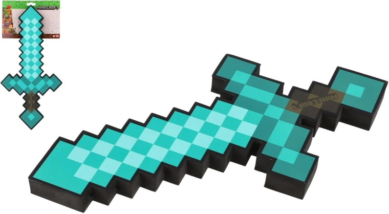 Sabie diamant Minecraft din spumă
