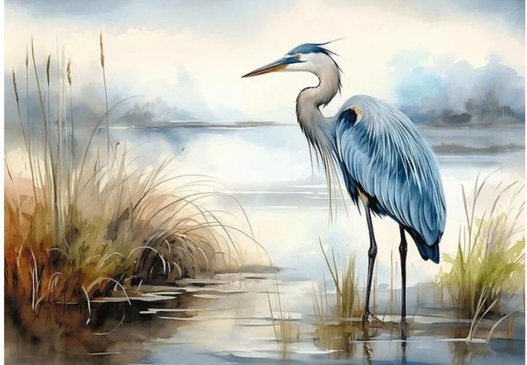 Puzzle Trefl Premium Plus stârc în natură 1000 piese