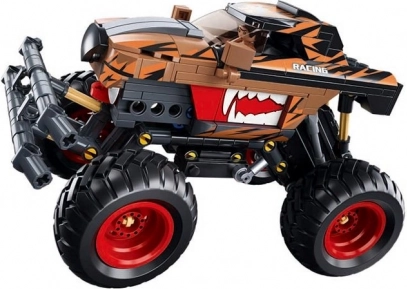 Sluban Power Bricks Off-road de curse cu mecanism de întoarcere Portocaliu-Negru