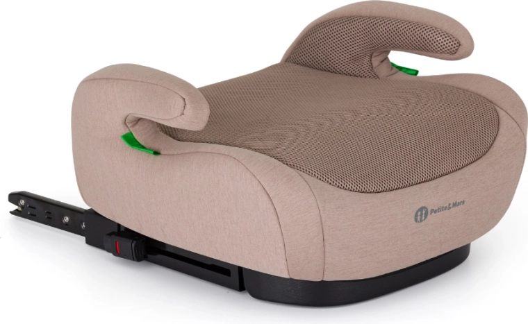 Înălțător auto Petite&Mars Optimus Pro i-Size Air Tan Brown (125–150 cm)