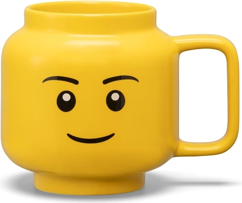 Cană ceramică Lego 530 ml – cap de minifigurină băiat