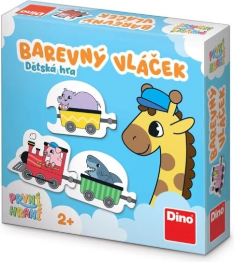 Primele jocuri: trenuleț colorat – joc educativ pentru cei mai mici