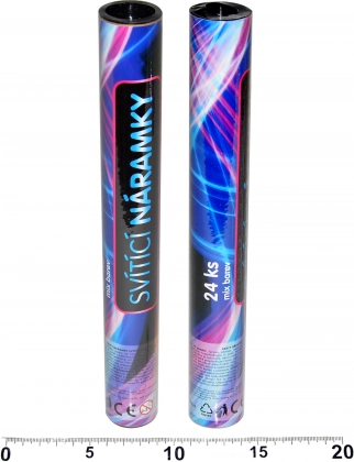 Brățări luminoase – set 24 bucăți în tub