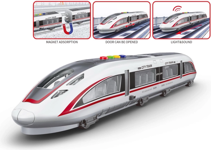 Tren cu efecte luminoase și sonore, 61 cm