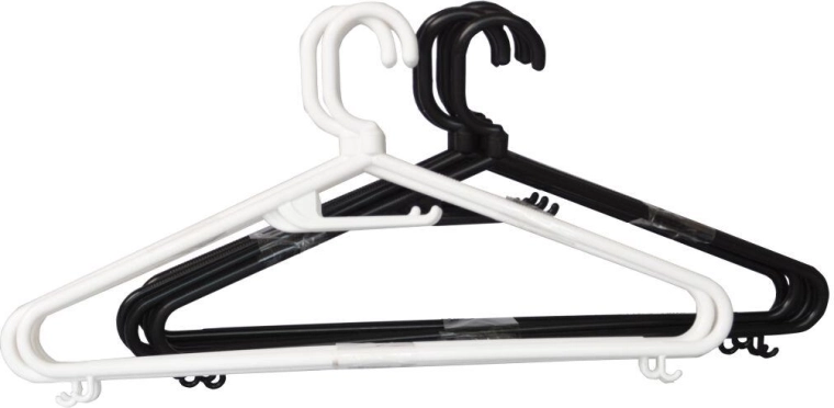 Umeraș rotativ pentru bărbați, plastic, culori asortate, 5 bucăți