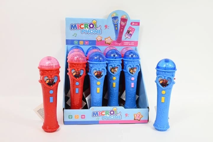 Microfon de jucărie cu efecte luminoase și sonore, 20,5 cm