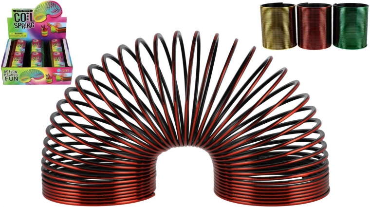 Spirală de plastic cu efect metalic