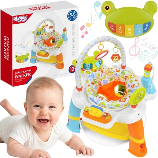 Woopie Baby centru de activități interactiv cu scaun rotativ 12m+