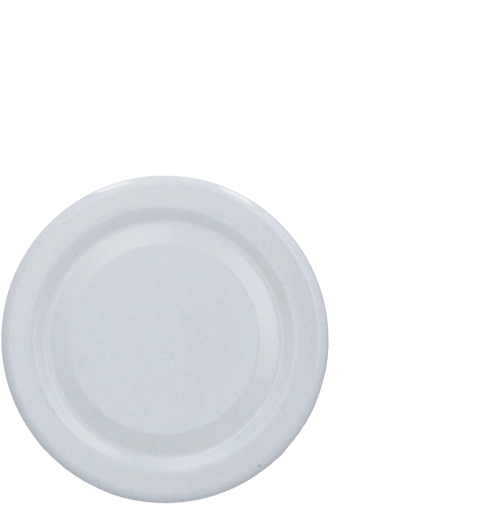 Set de capace emailate negre 58 mm (10 buc.)