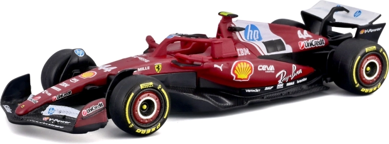 Bburago Ferrari SF-25 (2025) Lewis Hamilton #44 – model Formula 1 1:64 în blister