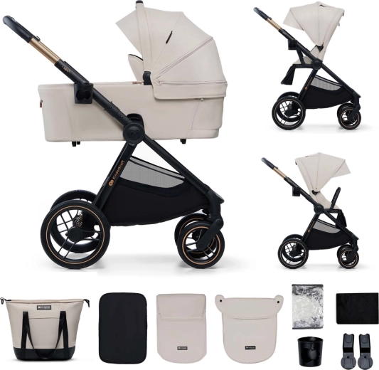 Cărucior combinat Kinderkraft Nea 2 2în1 bej