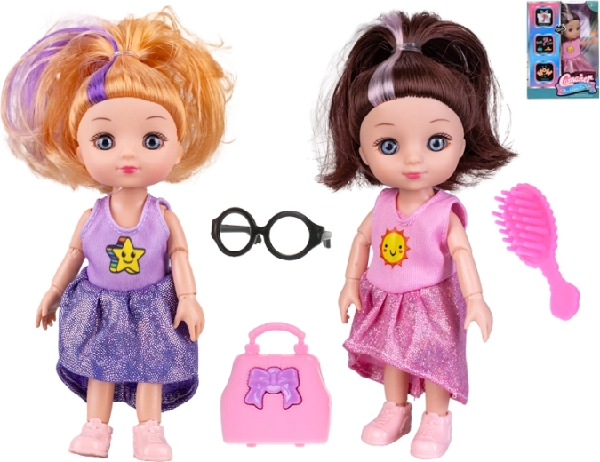 Păpușă cu accesorii 15,5 cm