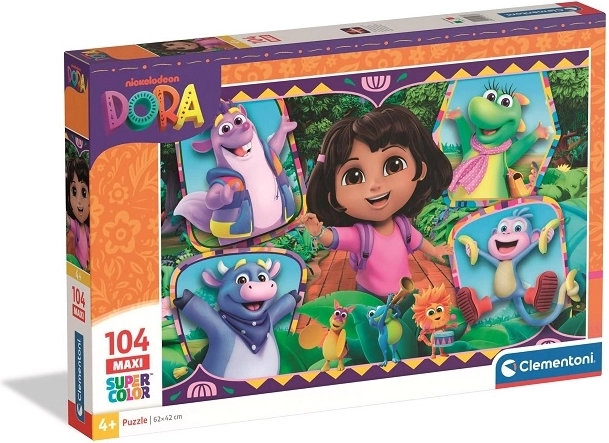 Clementoni maxi puzzle Dora – 104 piese