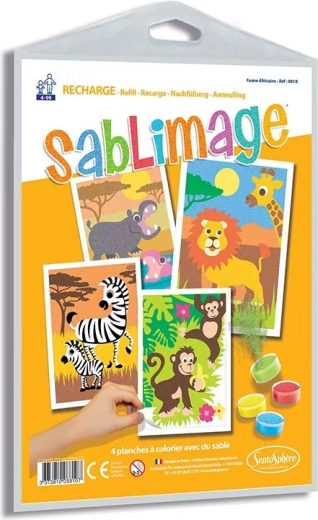Sentosphere Sablimage imagini cu nisip – Animale africane