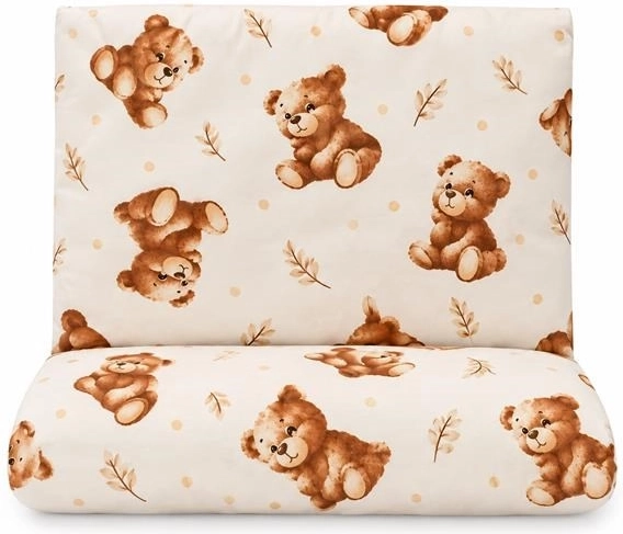 Lenjerie de pat pentru copii din bumbac pentru pătuț New Baby Sweet baby bears 90 × 120 cm