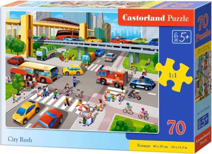 Puzzle Castorland Intersecție aglomerată 70 de piese