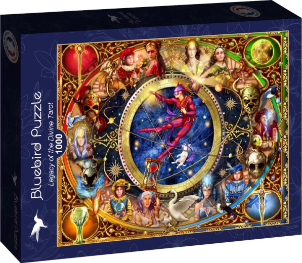 Puzzle Bluebird Moștenirea tarotului divin 1000 piese