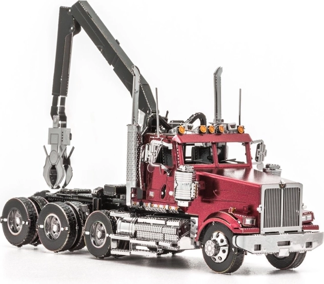 Model 3D din metal Western Star 4900 cu bușteni