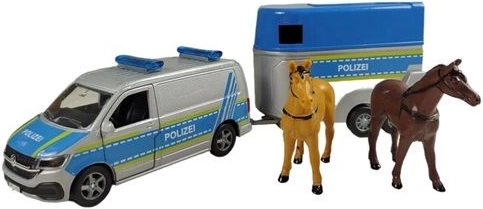 VW T6 dubă de poliție cu remorcă pentru cai