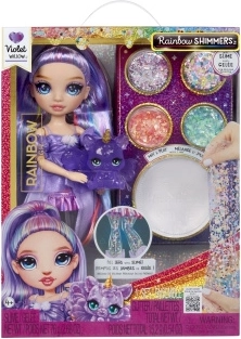 Rainbow High păpușă cu slime și sclipici Violet Willow