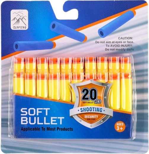 Proiectile din spumă pentru pistolul copiilor - 20 buc.