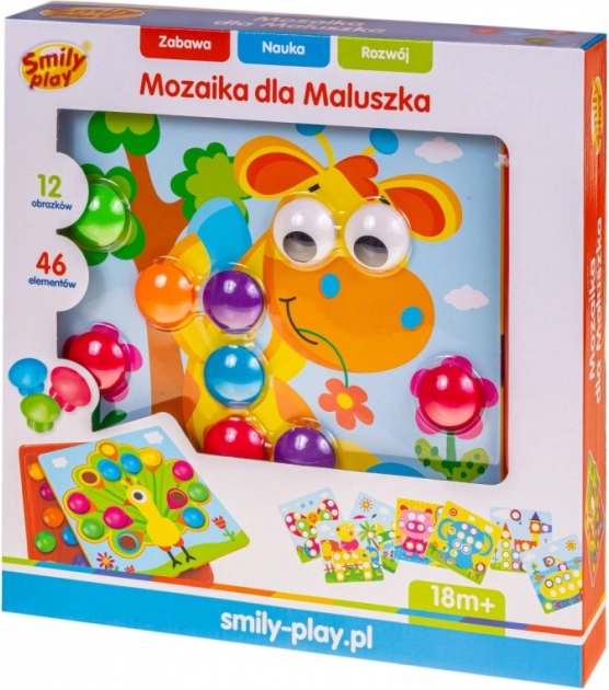 Mozaic pentru copii cu știfturi pentru cei mai mici