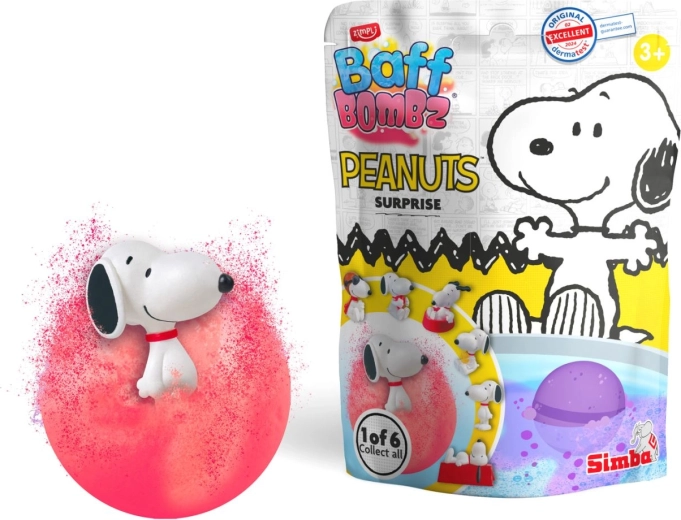 Baff Bombz Peanuts bombă de baie efervescentă cu surpriză - 1 bucată