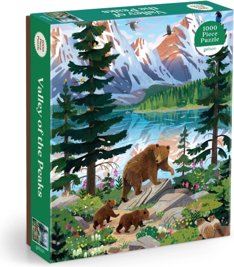 Puzzle Galison Valea munților cu 1000 de piese