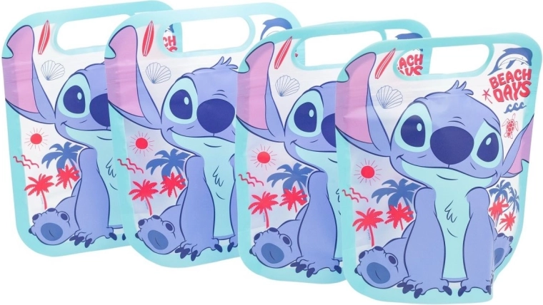 Set de pungi resigilabile DISNEY Stitch, 4 bucăți