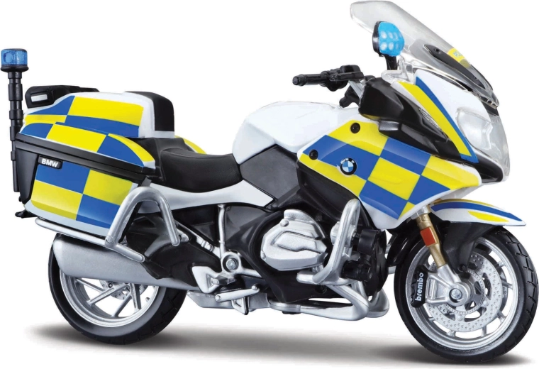 Motocicletă de poliție Maisto BMW R 1200 RT, poliția britanică, 1:18