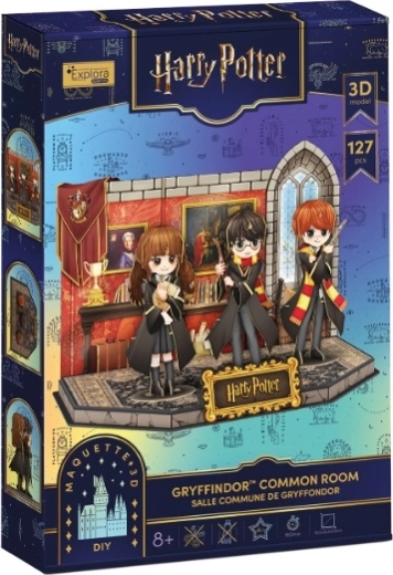 Cubic Fun Harry Potter Camera comună a Gryffindorului – puzzle 3D