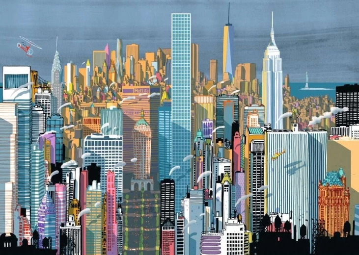 Puzzle Ravensburger Orașul New York 1000 de piese
