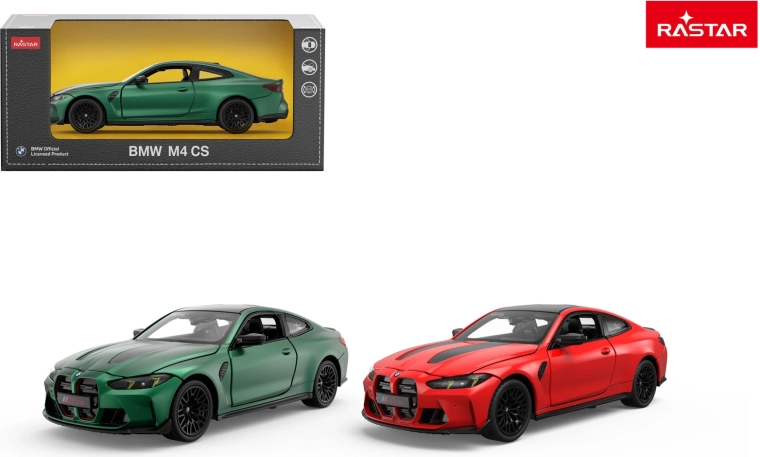 Model auto metalic Rastar BMW M4 CS 1:24 verde - 1 bucată