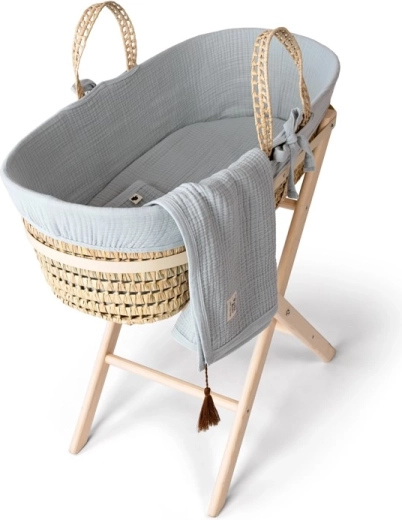 Funnababy set complet coș Moise cu echipare Dove grey